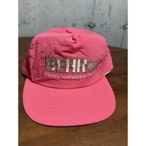 Vintage 80S 90S Bright Vibrant BEHR Stains Varnishes Paint Adjustable Neon Pink